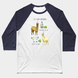 ALPACA THE TONIC Baseball T-Shirt